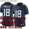 Navy Home Cliff Parsley Jersey Tennessee Titans #18