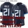 Navy Home Samari Rolle Jersey Tennessee Titans #21