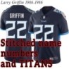 Navy Home Larry Griffin Jersey Tennessee Titans #22