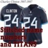 Navy Home Charles Clinton Jersey Tennessee Titans #24