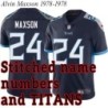 Navy Home Alvin Maxson Jersey Tennessee Titans #24