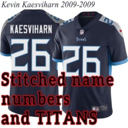 Navy Home Kevin Kaesviharn Jersey Tennessee Titans #26