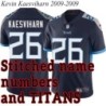 Navy Home Kevin Kaesviharn Jersey Tennessee Titans #26