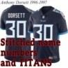 Navy Home Anthony Dorsett Jersey Tennessee Titans #30