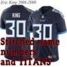 Navy Home Eric King Jersey Tennessee Titans #30