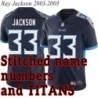 Navy Home Ray Jackson Jersey Tennessee Titans #33