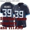 Navy Home Robert Holmes Jersey Tennessee Titans #39