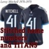 Navy Home Leroy Mitchell Jersey Tennessee Titans #41