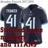 Navy Home Brynden Trawick Jersey Tennessee Titans #41