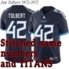 Navy Home Jim Tolbert Jersey Tennessee Titans #42