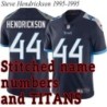 Navy Home Steve Hendrickson Jersey Tennessee Titans #44