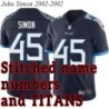 Navy Home John Simon Jersey Tennessee Titans #45