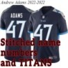 Navy Home Andrew Adams Jersey Tennessee Titans #47