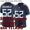 Navy Home Colby Bockwoldt Jersey Tennessee Titans #52