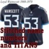 Navy Home Loyd Wainscott Jersey Tennessee Titans #53