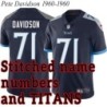 Navy Home Pete Davidson Jersey Tennessee Titans #71