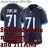 Navy Home Jaelyn Duncan Jersey Tennessee Titans #71