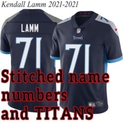 Navy Home Kendall Lamm Jersey Tennessee Titans #71