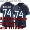 Navy Home Dudley Meredith Jersey Tennessee Titans #74