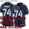 Navy Home Willie Parker Jersey Tennessee Titans #74