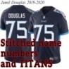 Navy Home Jamil Douglas Jersey Tennessee Titans #75