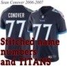 Navy Home Sean Conover Jersey Tennessee Titans #77
