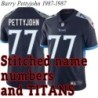 Navy Home Barry Pettyjohn Jersey Tennessee Titans #77