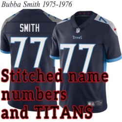 Navy Home Bubba Smith Jersey Tennessee Titans #77