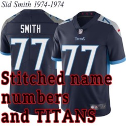 Navy Home Sid Smith Jersey Tennessee Titans #77
