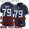 Navy Home Charles Davis Jersey Tennessee Titans #79