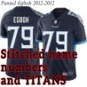 Navy Home Pannel Egboh Jersey Tennessee Titans #79