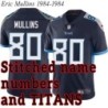 Navy Home Eric Mullins Jersey Tennessee Titans #80