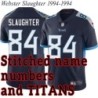 Navy Home Webster Slaughter Jersey Tennessee Titans #84