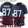 Navy Home Bob Mrosko Jersey Tennessee Titans #87