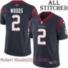 Navy Home Embroidered Robert Woods Jersey Houston Texans #2 Stitched Jerseys