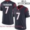 Navy Home Embroidered Ka'imi Fairbairn Jersey Houston Texans #7 Stitched Jerseys