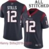 Navy Home Embroidered Kenny Stills Jersey Houston Texans #12 Stitched Jerseys
