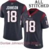 Navy Home Embroidered Diontae Johnson Jersey Houston Texans #18 Stitched Jerseys