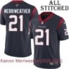 Navy Home Embroidered Kaevon Merriweather Jersey Houston Texans #21 Stitched Jerseys