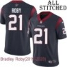 Navy Home Embroidered Bradley Roby Jersey Houston Texans #21 Stitched Jerseys