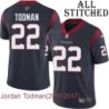 Navy Home Embroidered Jordan Todman Jersey Houston Texans #22 Stitched Jerseys