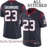 Navy Home Embroidered Kurtis Drummond Jersey Houston Texans #23 Stitched Jerseys