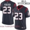 Navy Home Embroidered Arian Foster Jersey Houston Texans #23 Stitched Jerseys