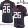 Navy Home Embroidered Brandon Harris Jersey Houston Texans #26 Stitched Jerseys