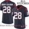 Navy Home Embroidered Briean Boddy-Calhoun Jersey Houston Texans #28 Stitched Jerseys
