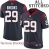 Navy Home Embroidered Terrence Brooks Jersey Houston Texans #29 Stitched Jerseys