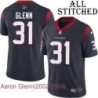 Navy Home Embroidered Aaron Glenn Jersey Houston Texans #31 Stitched Jerseys