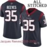 Navy Home Embroidered Jacques Reeves Jersey Houston Texans #35 Stitched Jerseys