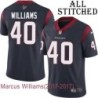 Navy Home Embroidered Marcus Williams Jersey Houston Texans #40 Stitched Jerseys