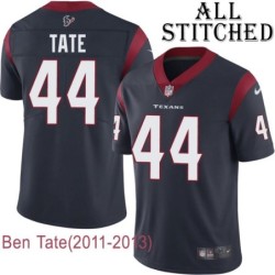 Navy Home Embroidered Ben Tate Jersey Houston Texans #44 Stitched Jerseys